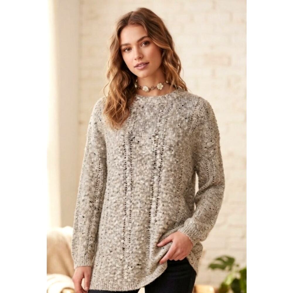 Vintage Forenza wool blend rustic neutral sweater